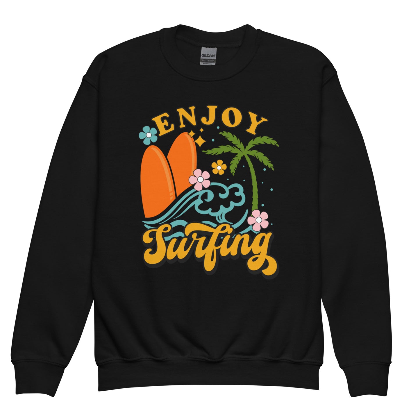 Enjoy Surfing - Youth crewneck sweatshirt