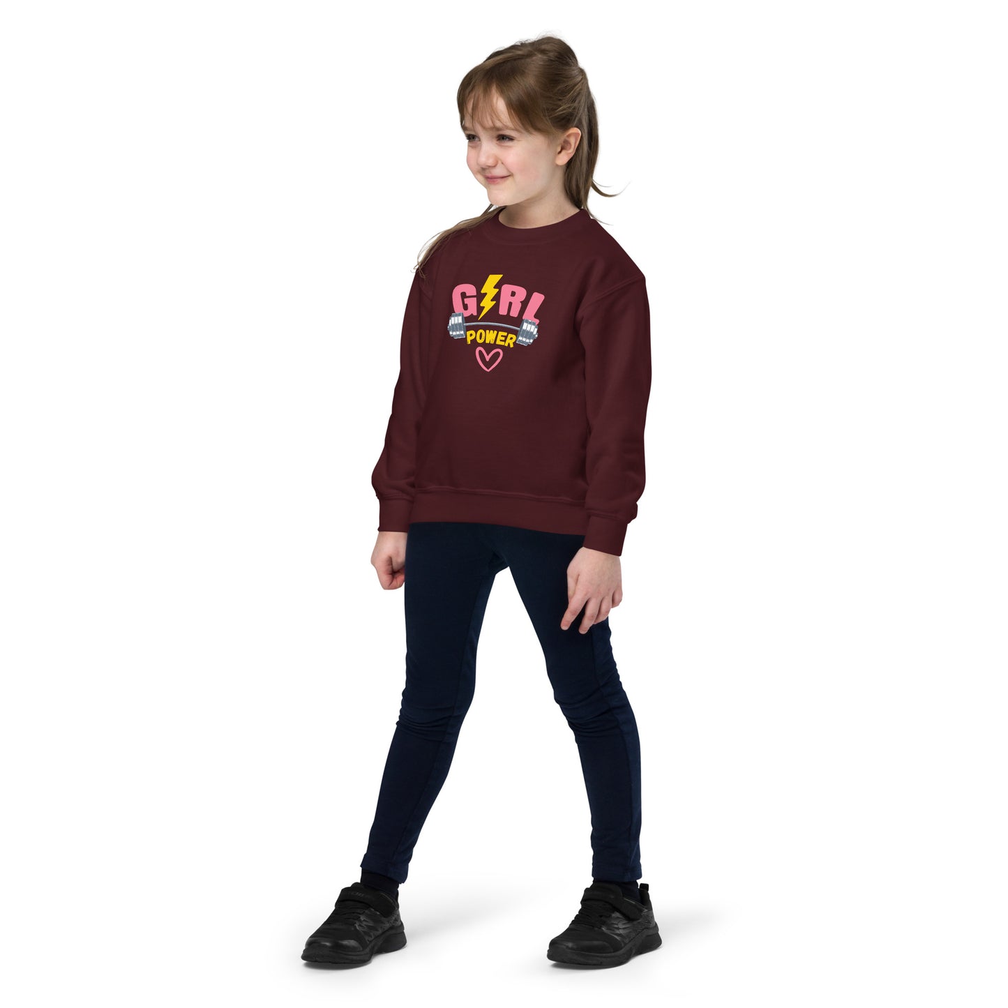 Girl Power - Youth crewneck sweatshirt