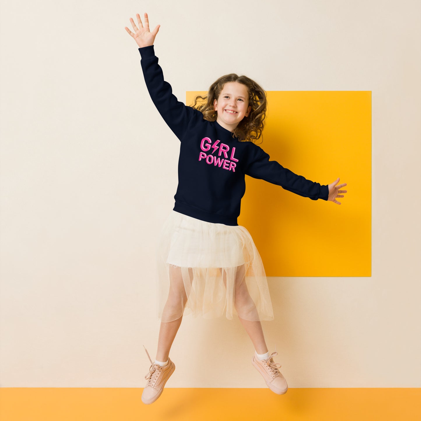 Girl Power - Youth crewneck sweatshirt