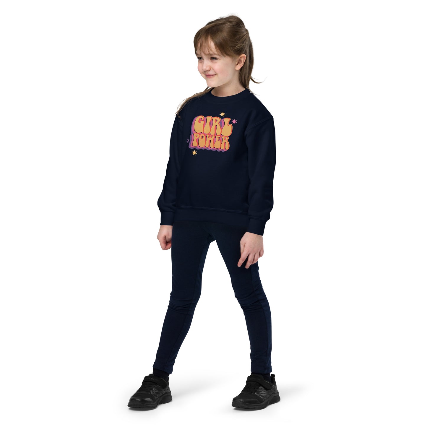 Girl Power - Youth crewneck sweatshirt