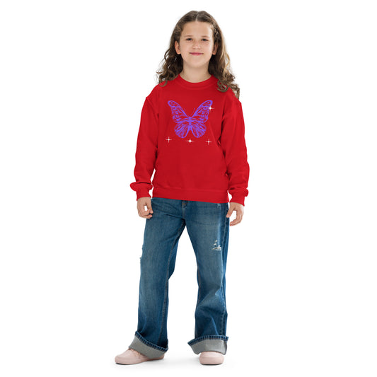 Butterfly - Youth crewneck sweatshirt