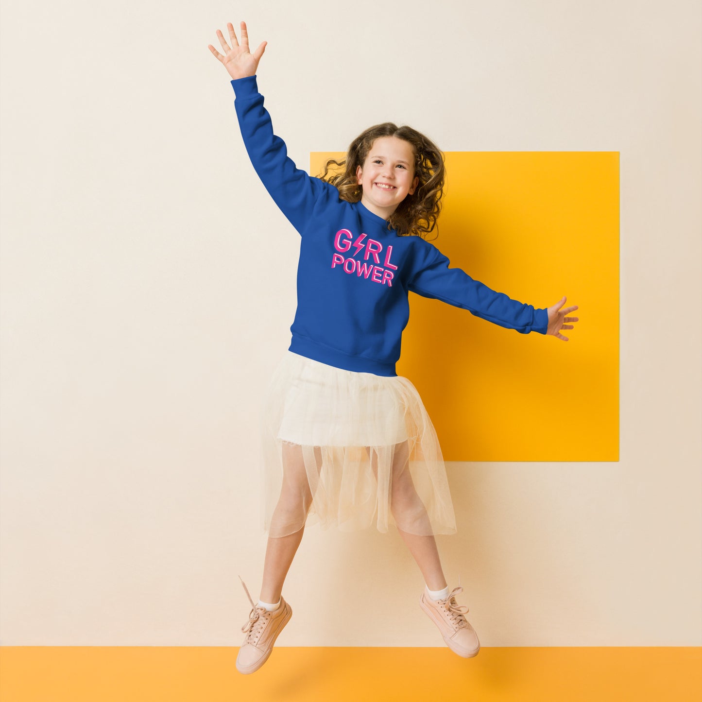 Girl Power - Youth crewneck sweatshirt