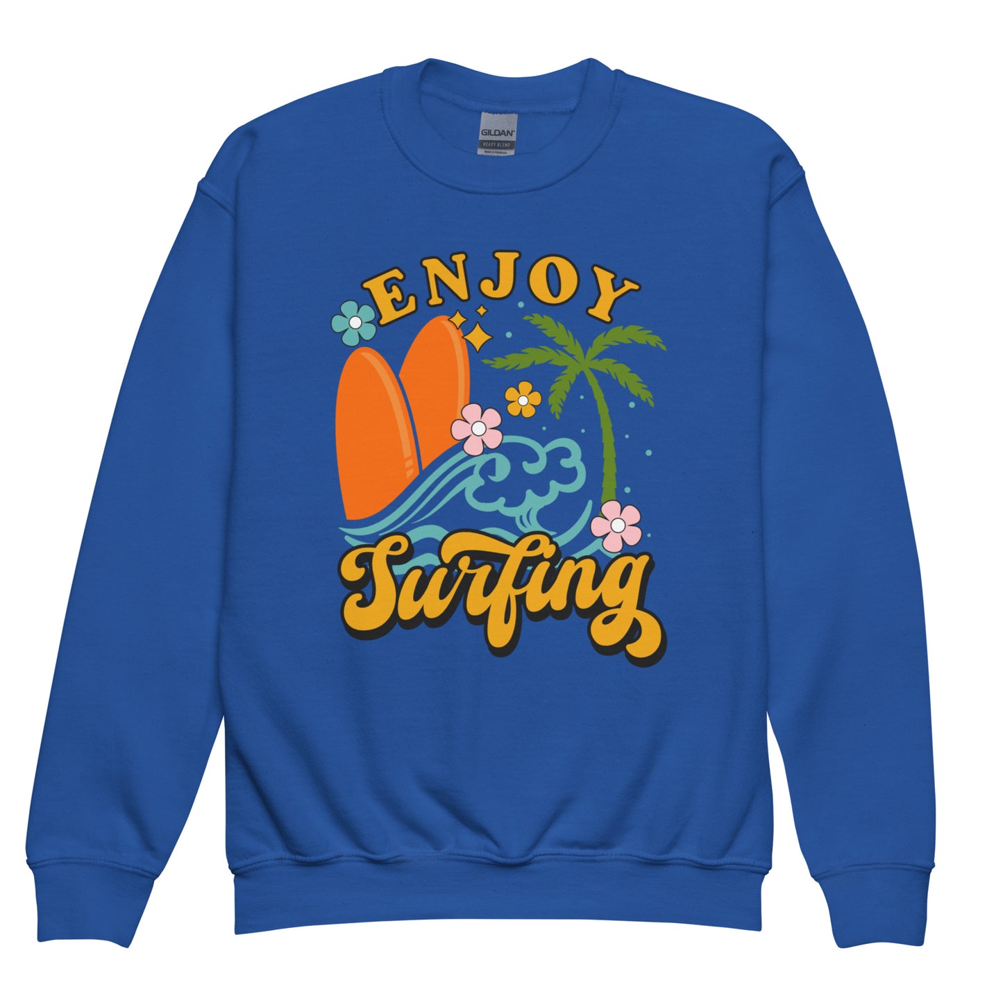 Enjoy Surfing - Youth crewneck sweatshirt