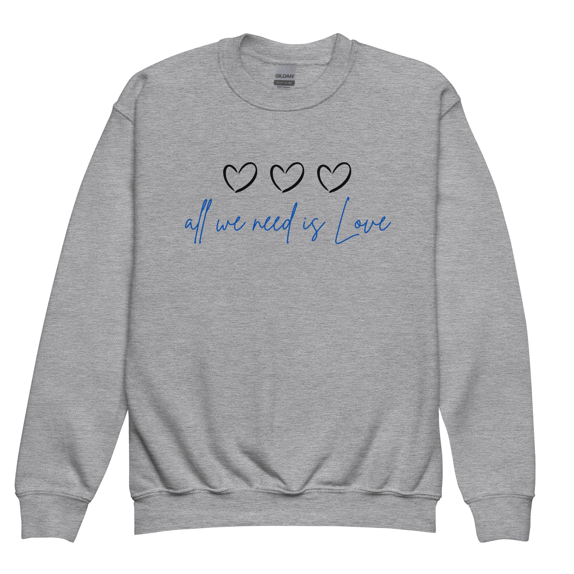 All We Need Is Love Sweatshirt | Crew Neck Sweatshirt | SMP Saless