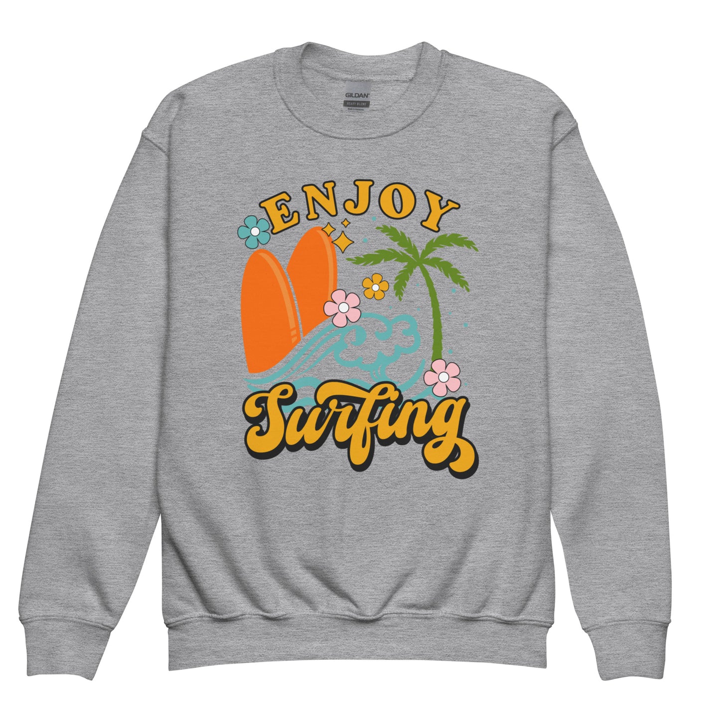 Enjoy Surfing - Youth crewneck sweatshirt