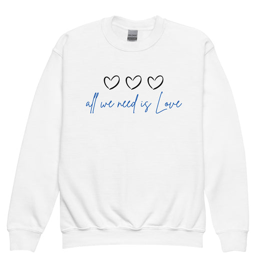 All We Need Is Love Sweatshirt | Crew Neck Sweatshirt | SMP Saless