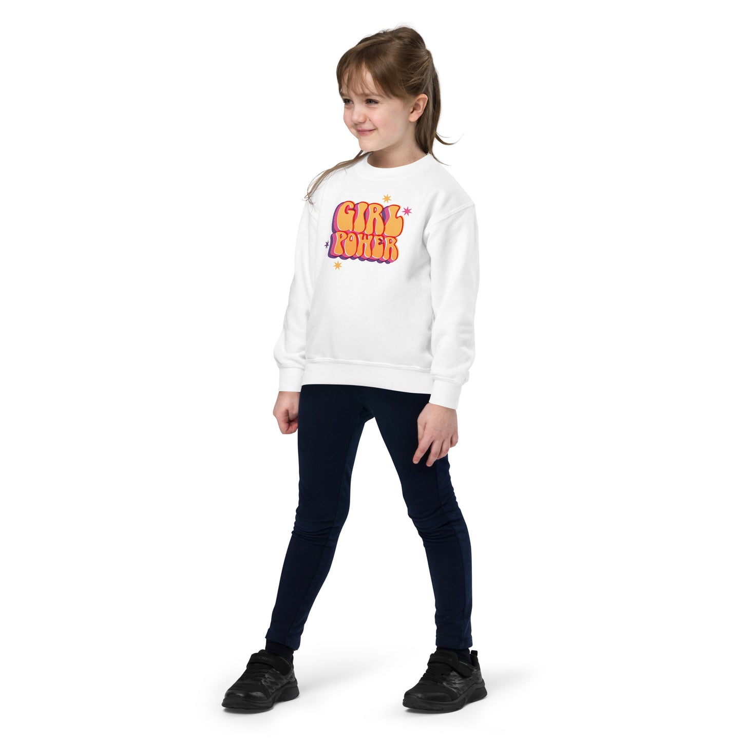 Girl Power - Youth crewneck sweatshirt