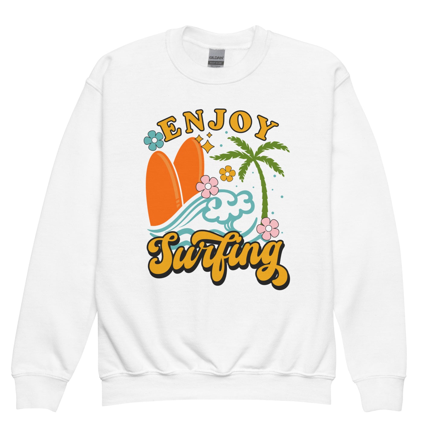 Enjoy Surfing - Youth crewneck sweatshirt