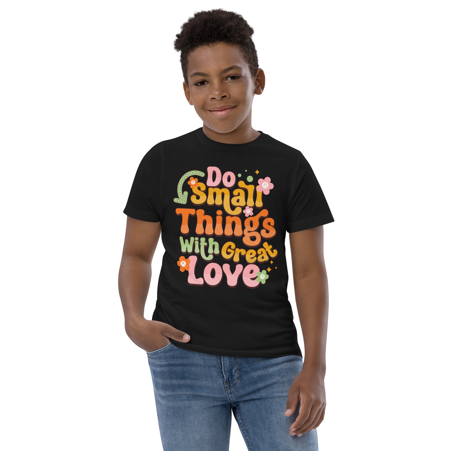 Do Small Things With Great Love - Youth jersey t-shirt