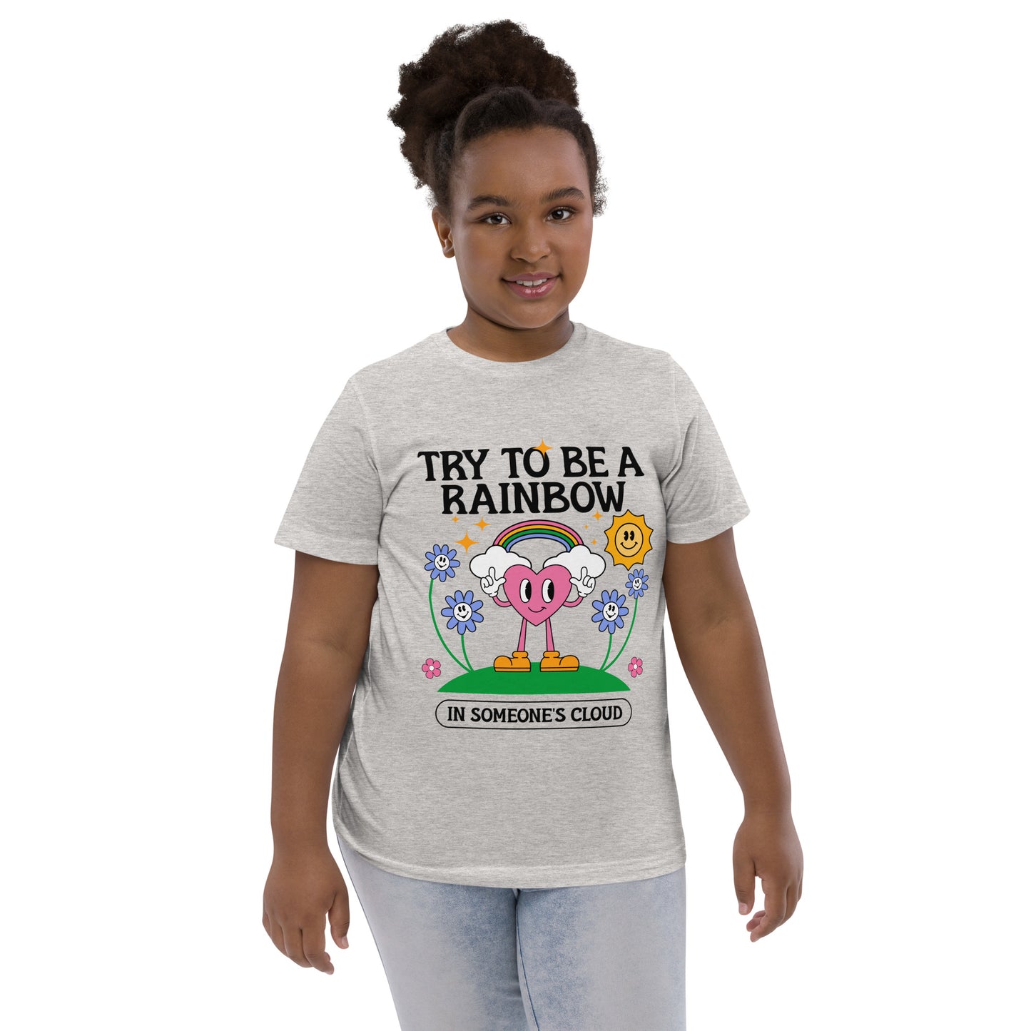 Try To Be A Rainbow - Youth jersey t-shirt