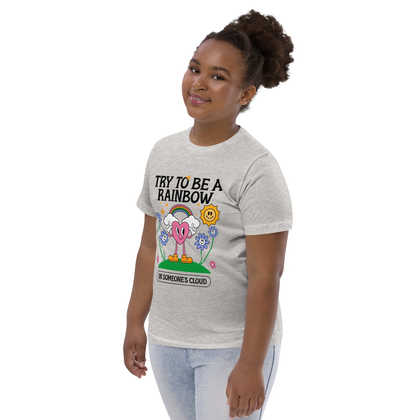 Try To Be A Rainbow - Youth jersey t-shirt