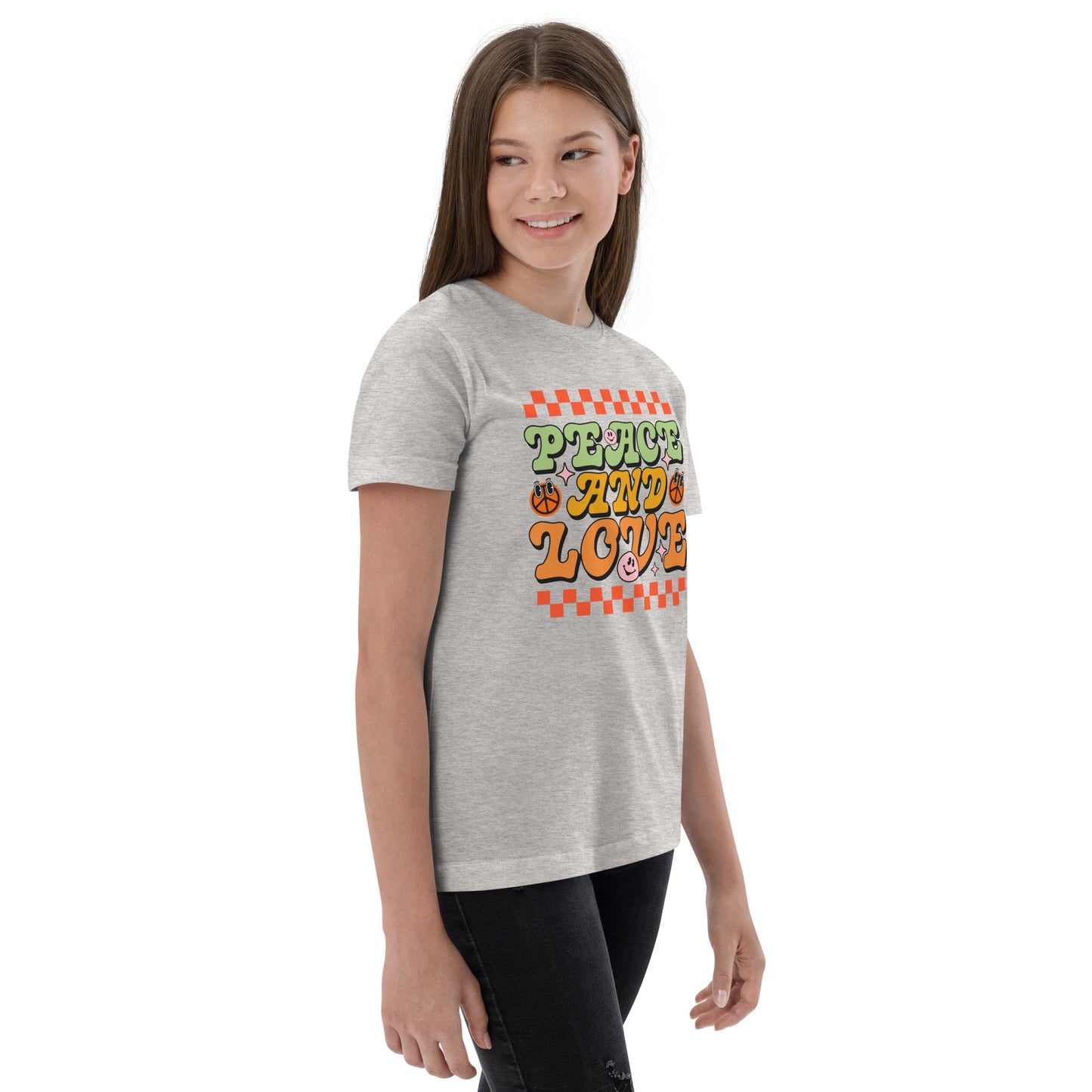 Peace And Love - Youth jersey t-shirt