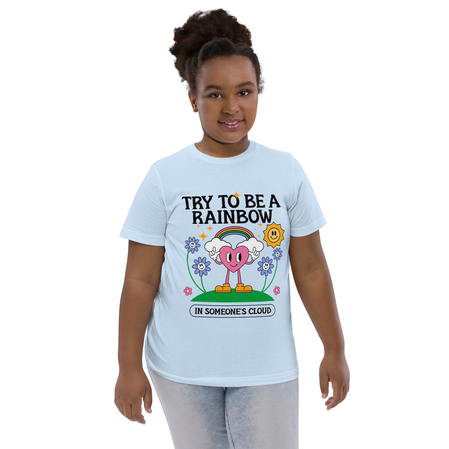 Try To Be A Rainbow - Youth jersey t-shirt