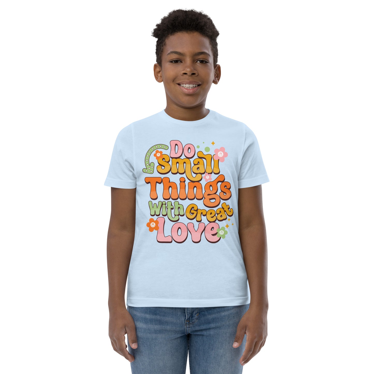 Do Small Things With Great Love - Youth jersey t-shirt