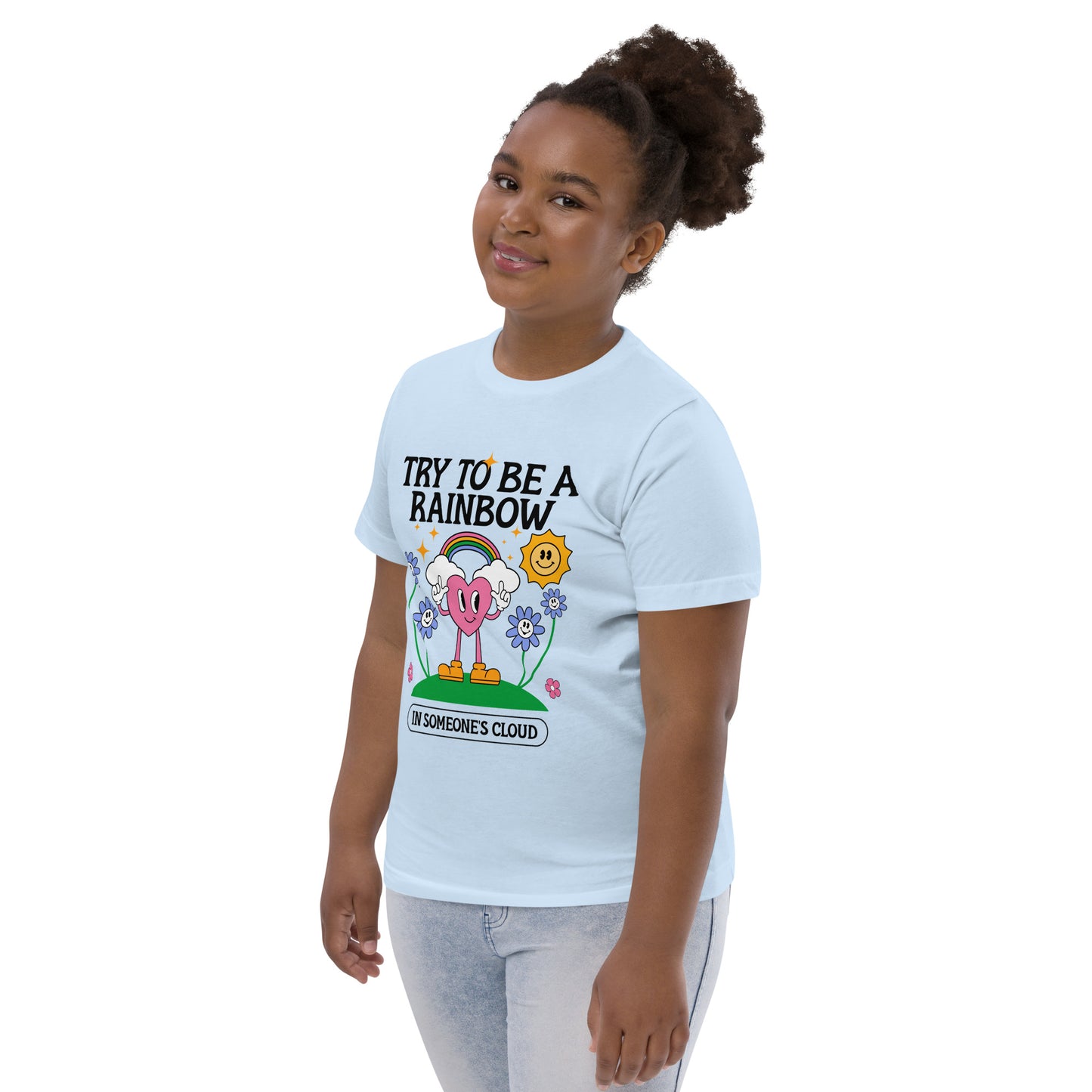 Try To Be A Rainbow - Youth jersey t-shirt