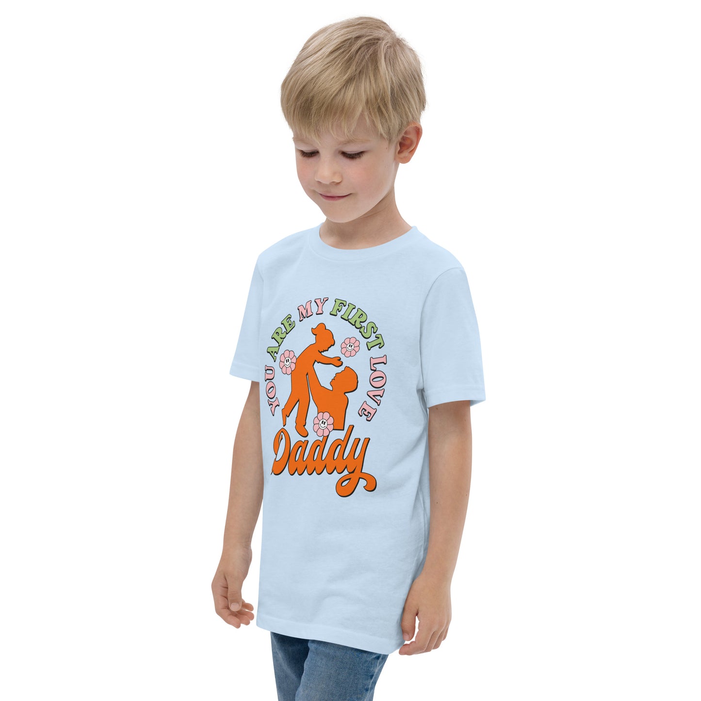 You Are My First Love Daddy - Youth jersey t-shirt