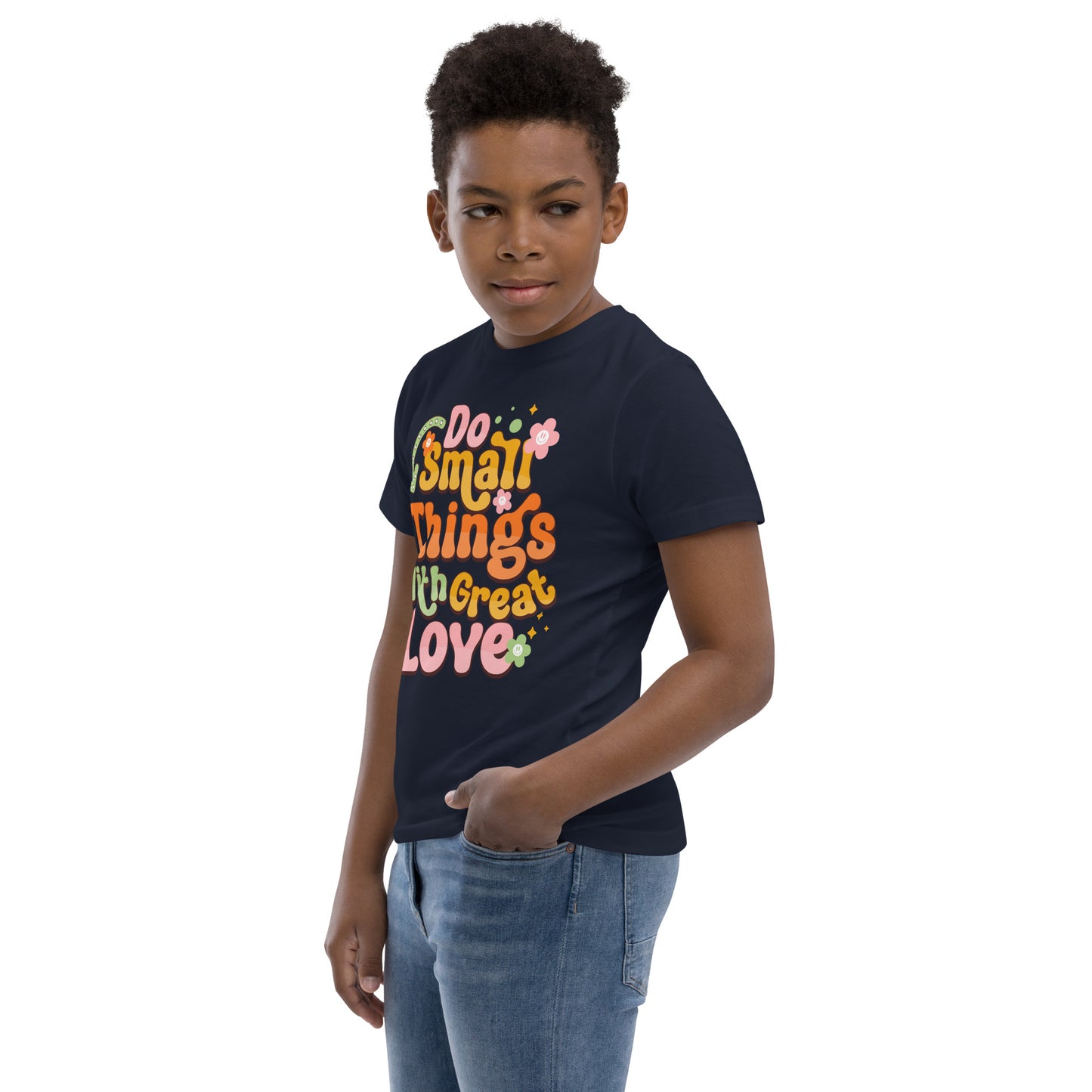 Do Small Things With Great Love - Youth jersey t-shirt