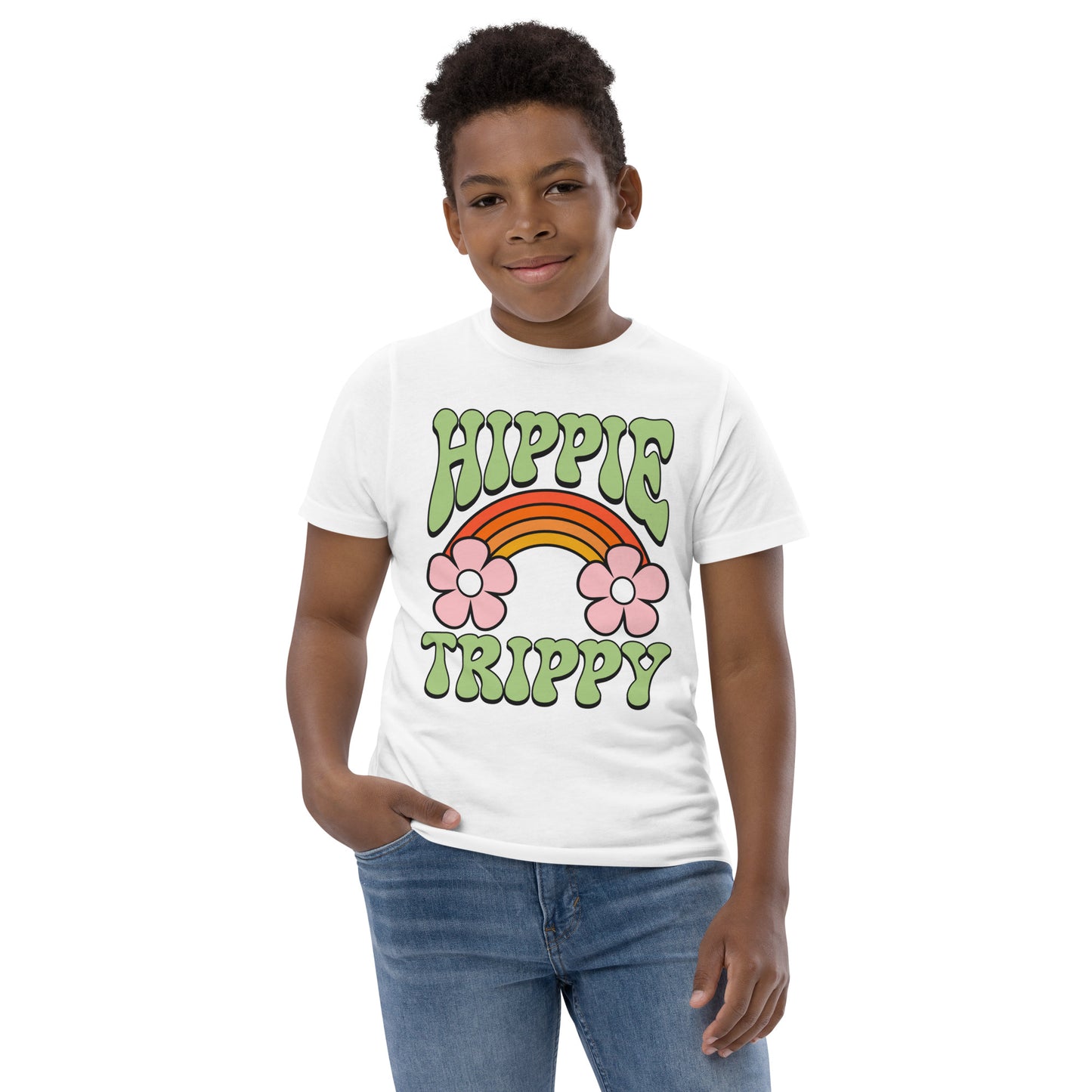 Hippie Trippy - Youth jersey t-shirt