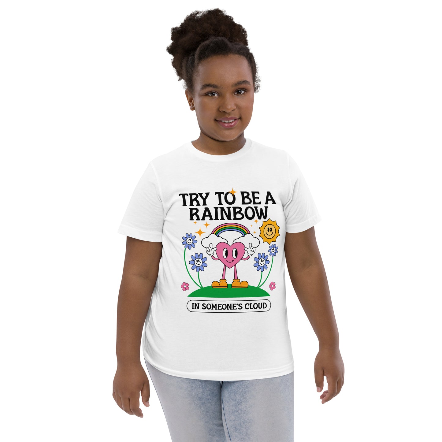 Try To Be A Rainbow - Youth jersey t-shirt