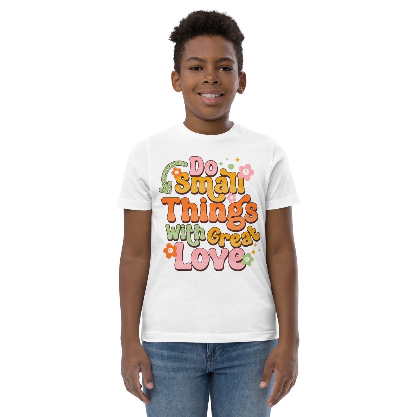 Do Small Things With Great Love - Youth jersey t-shirt