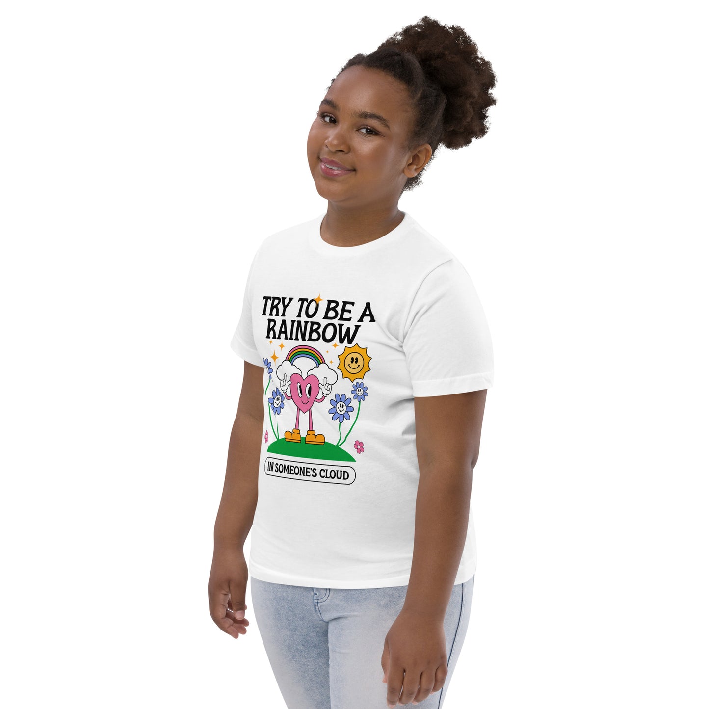 Try To Be A Rainbow - Youth jersey t-shirt