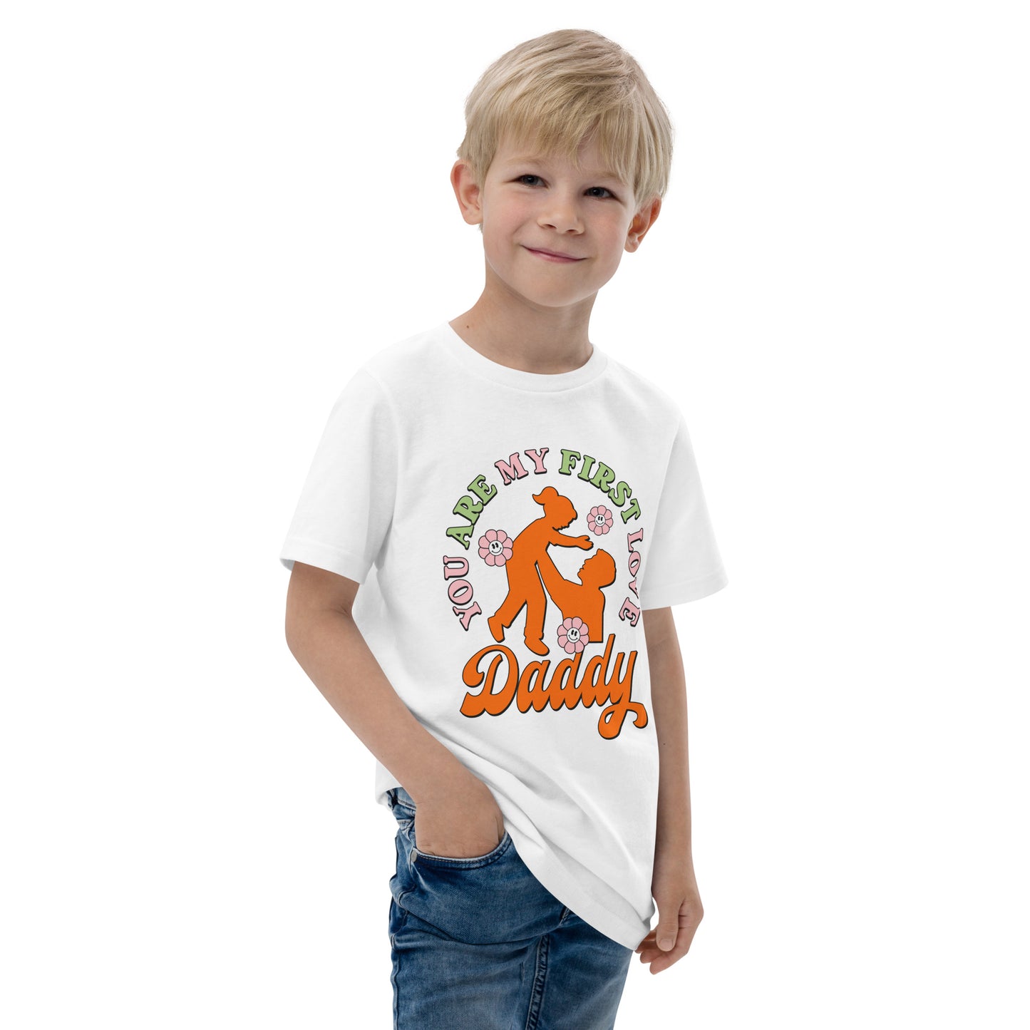 You Are My First Love Daddy - Youth jersey t-shirt