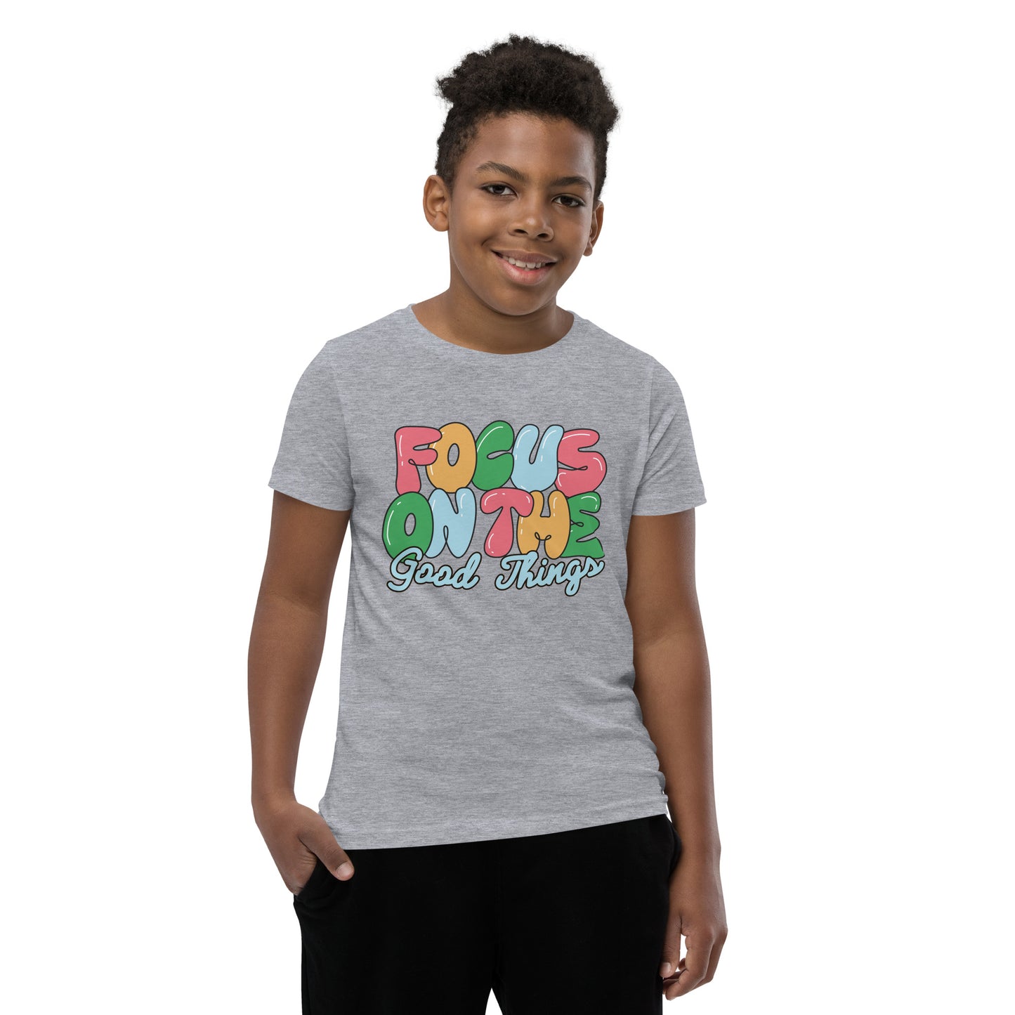 Focus On The Good Things - Youth Short Sleeve T-Shirt