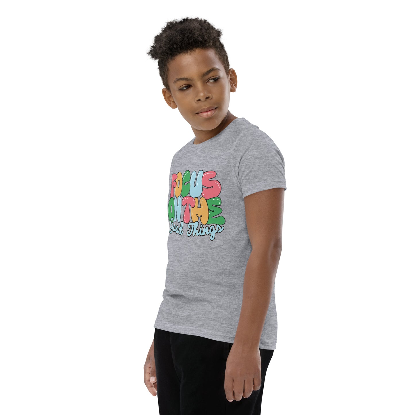 Focus On The Good Things - Youth Short Sleeve T-Shirt