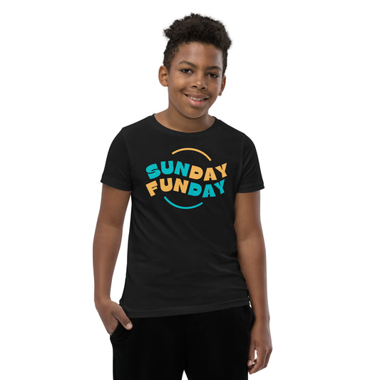 Sunday Funday  - Youth Short Sleeve T-Shirt