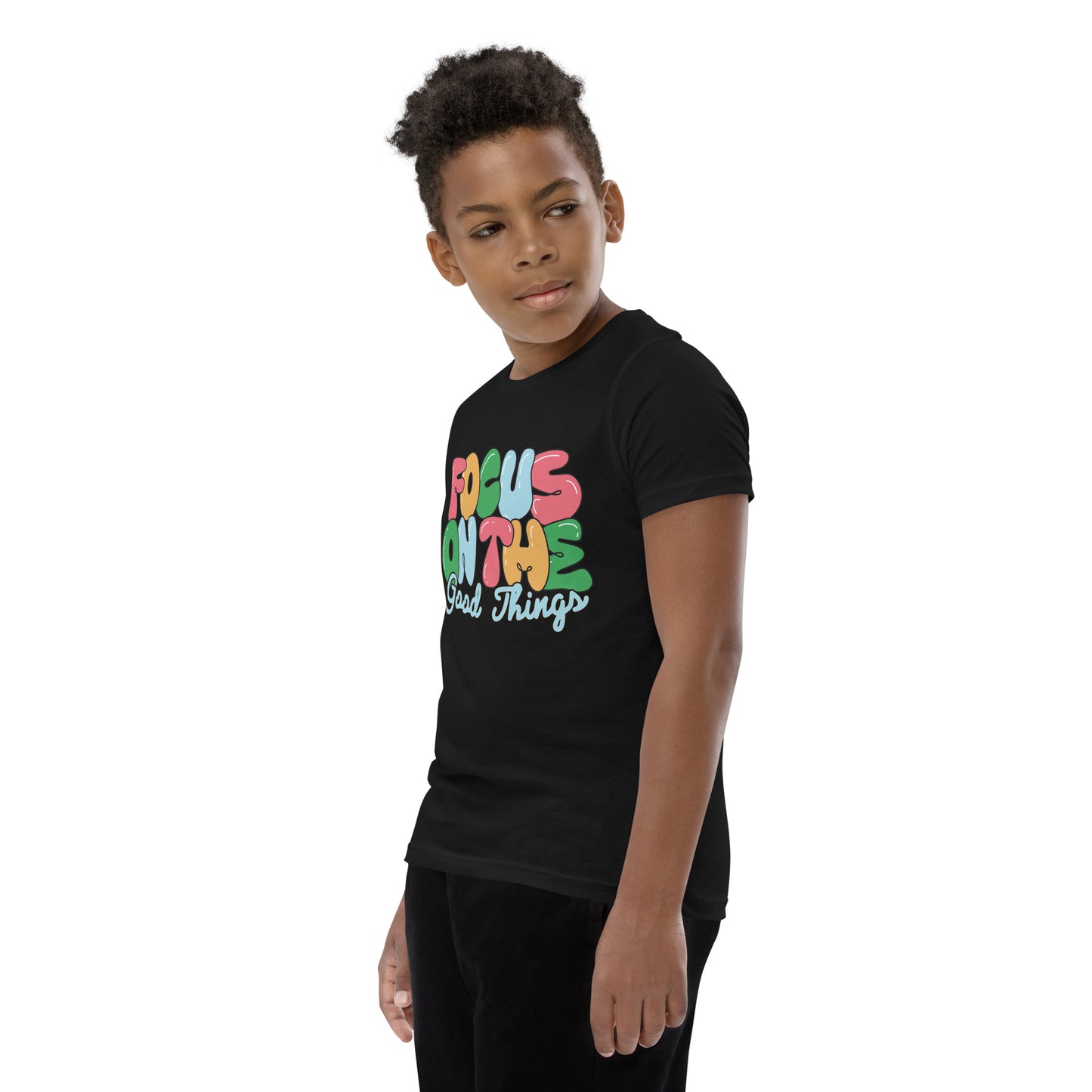 Focus On The Good Things - Youth Short Sleeve T-Shirt