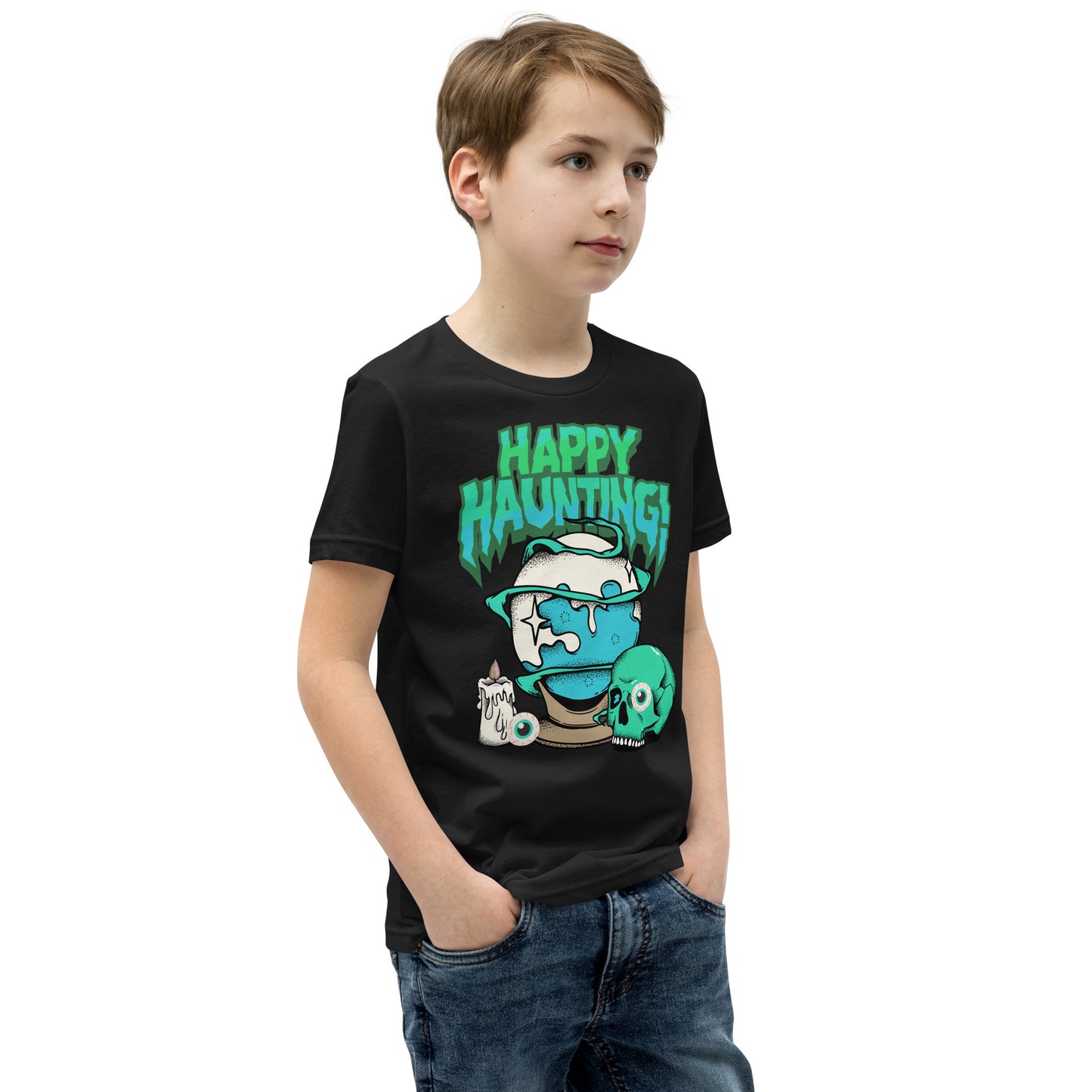 Happy Haunting - Youth Short Sleeve T-Shirt