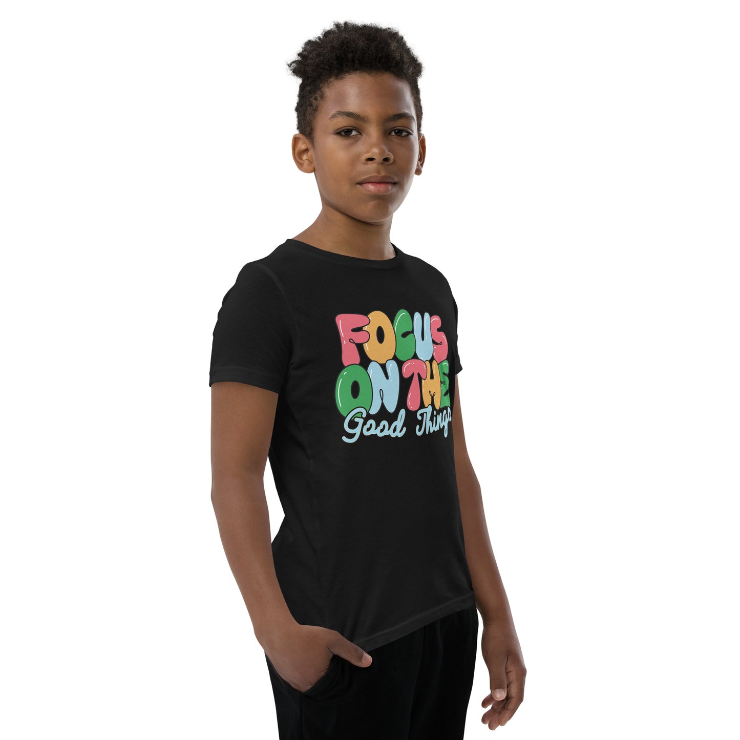 Focus On The Good Things - Youth Short Sleeve T-Shirt