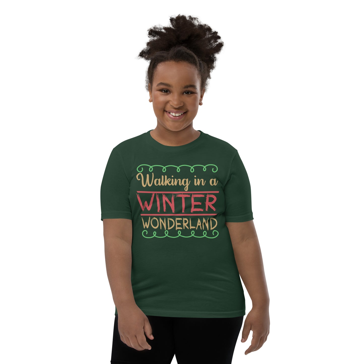 Walking In a Winter Wonderland - Youth Short Sleeve T-Shirt