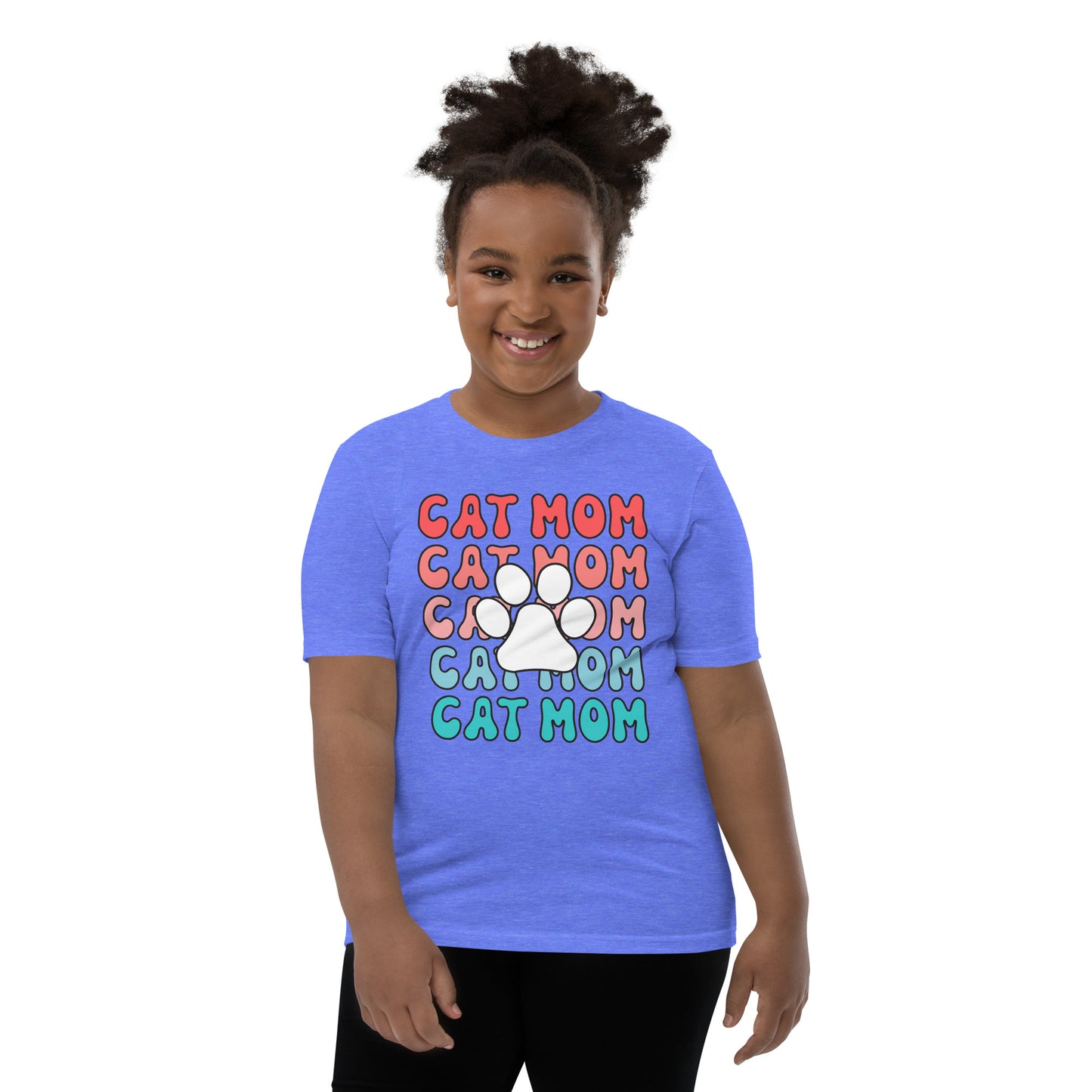 Cat Mom - Youth Short Sleeve T-Shirt