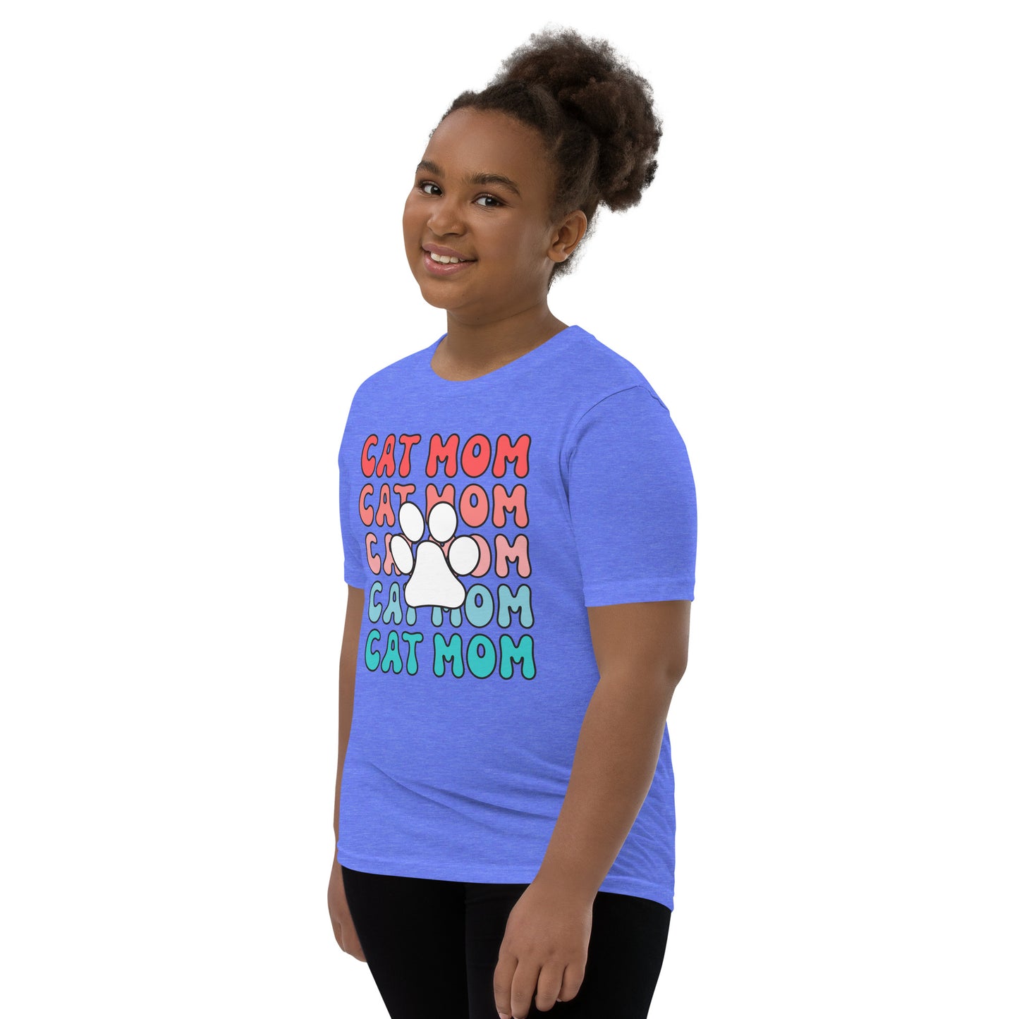 Cat Mom - Youth Short Sleeve T-Shirt