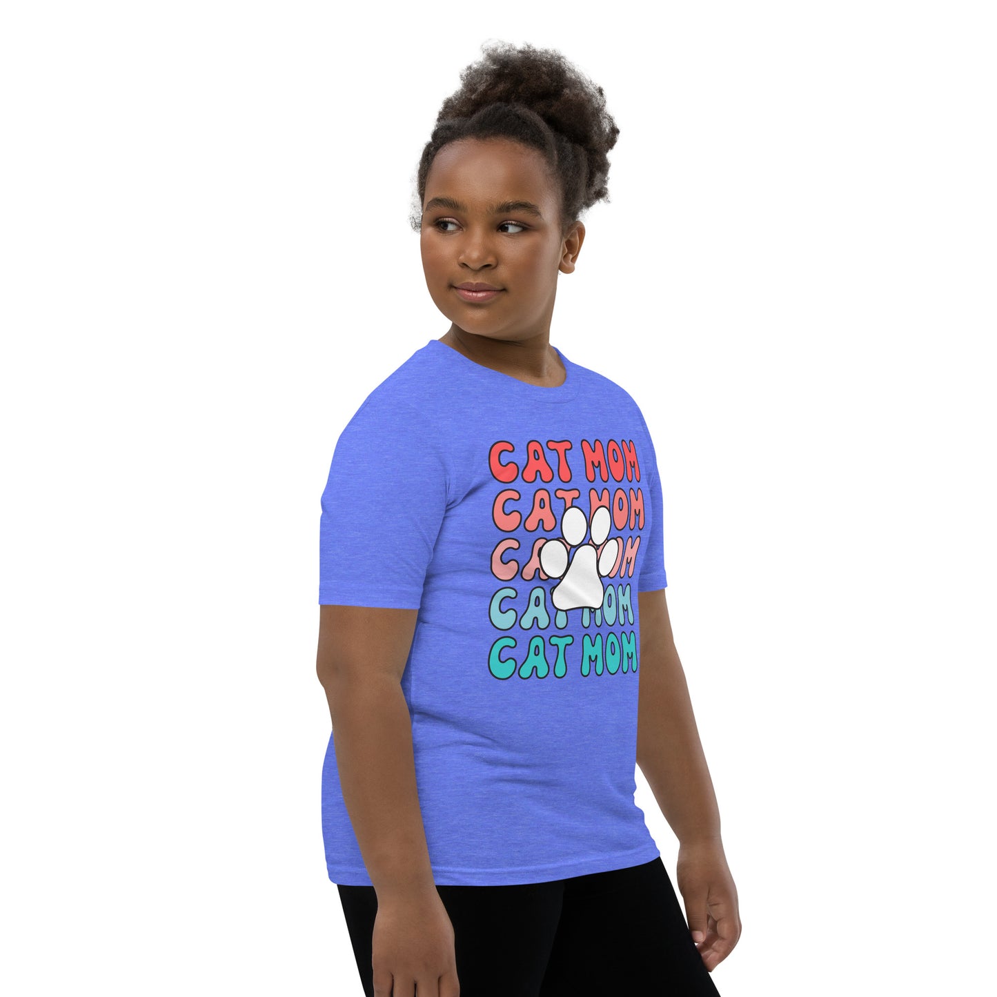 Cat Mom - Youth Short Sleeve T-Shirt