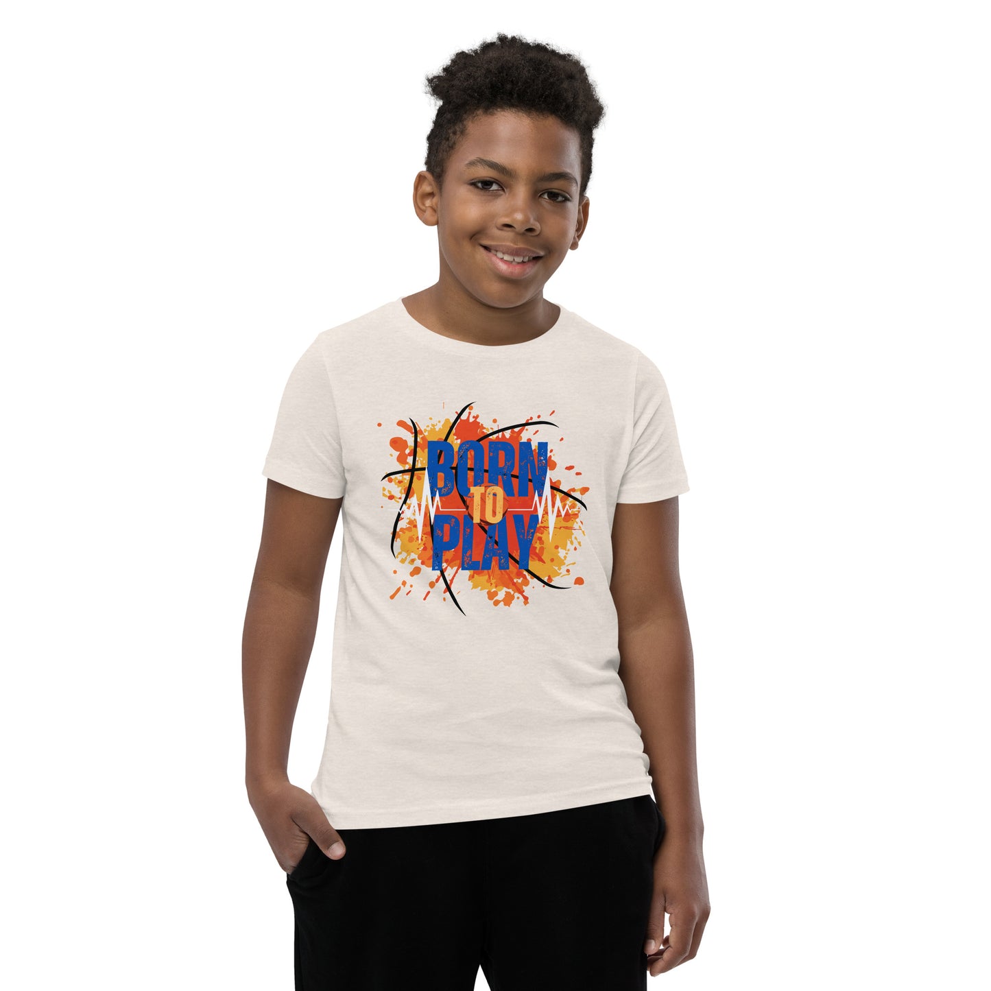 Born To Play - Youth Short Sleeve T-Shirt