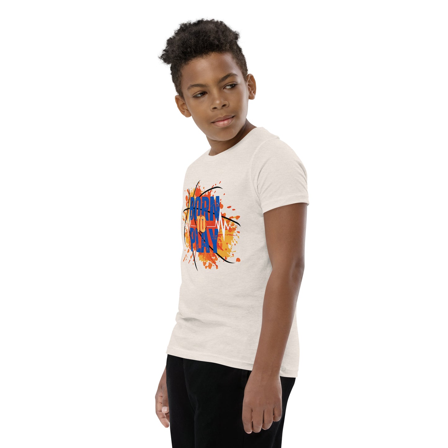 Born To Play - Youth Short Sleeve T-Shirt