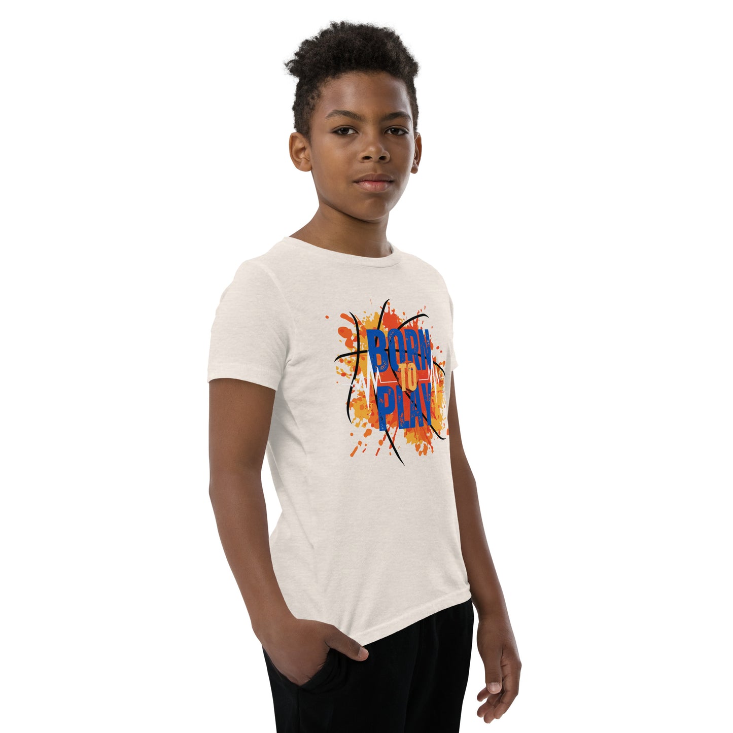 Born To Play - Youth Short Sleeve T-Shirt