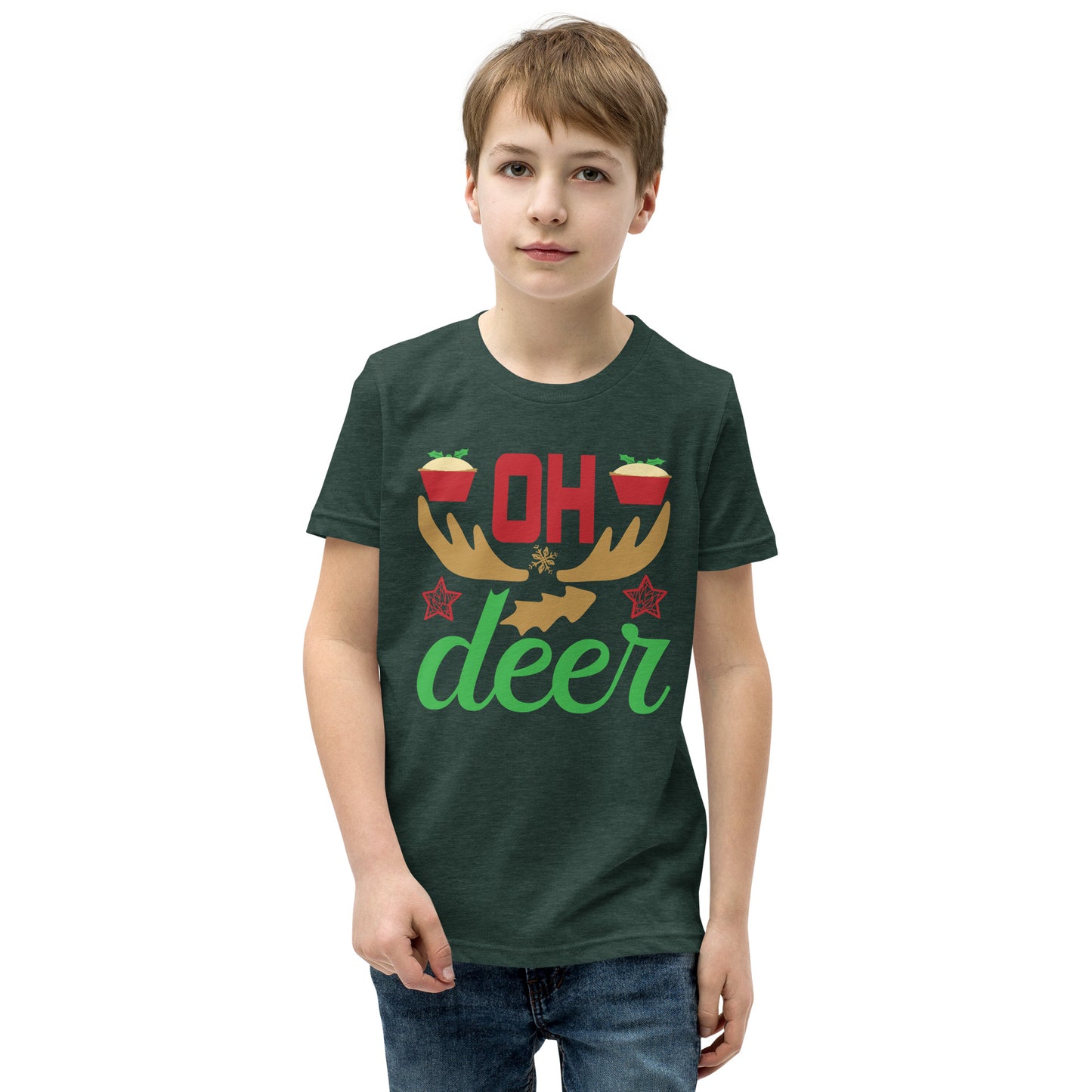 Oh Deer - Youth Short Sleeve T-Shirt