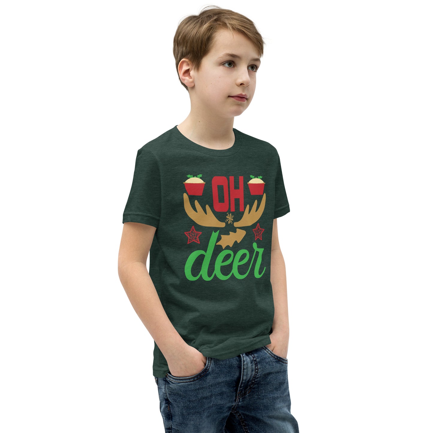 Oh Deer - Youth Short Sleeve T-Shirt