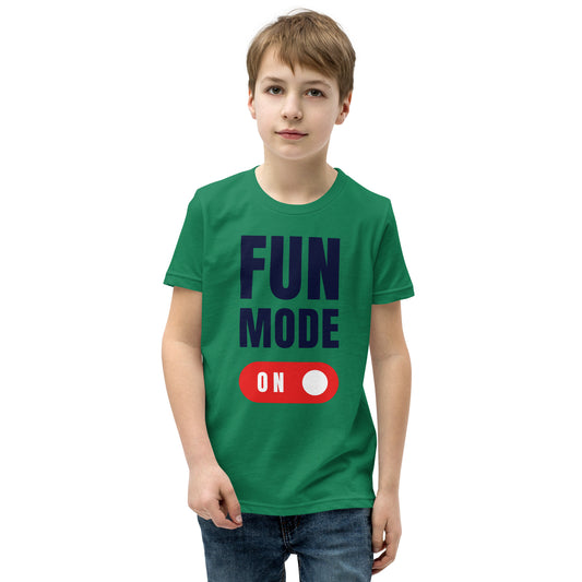 Fun Mode On - Youth Short Sleeve T-Shirt