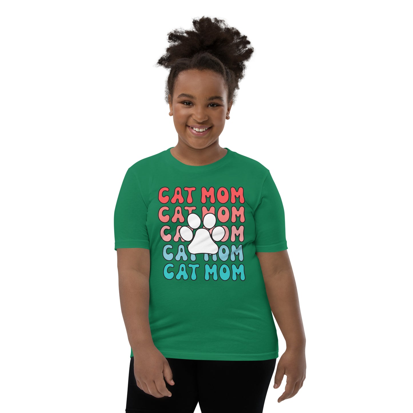 Cat Mom - Youth Short Sleeve T-Shirt