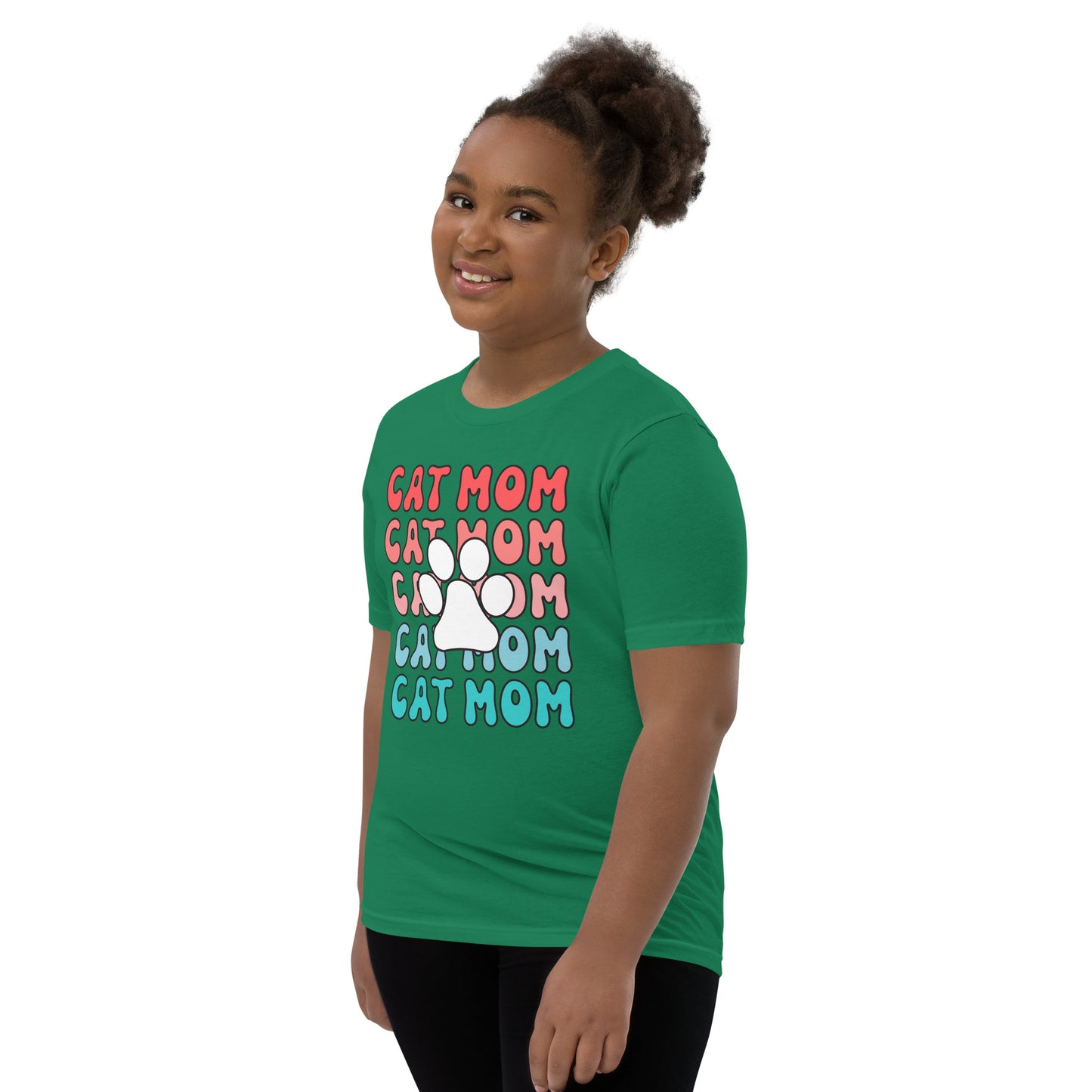 Cat Mom - Youth Short Sleeve T-Shirt