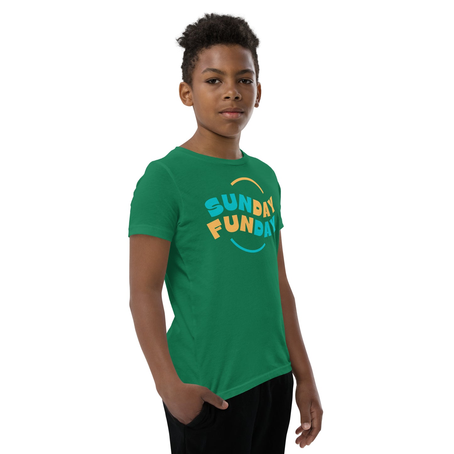 Sunday Funday  - Youth Short Sleeve T-Shirt