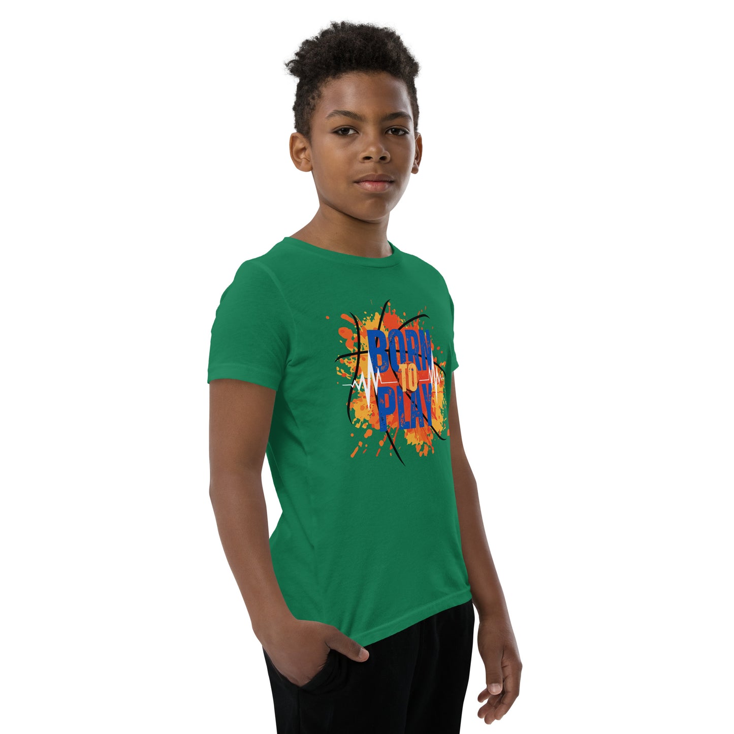 Born To Play - Youth Short Sleeve T-Shirt