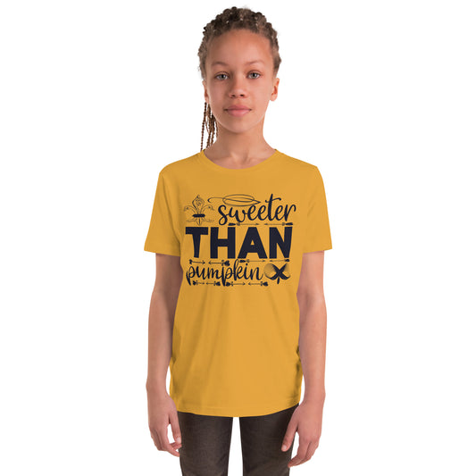 Sweeter Than Pumpkin - Youth Short Sleeve T-Shirt