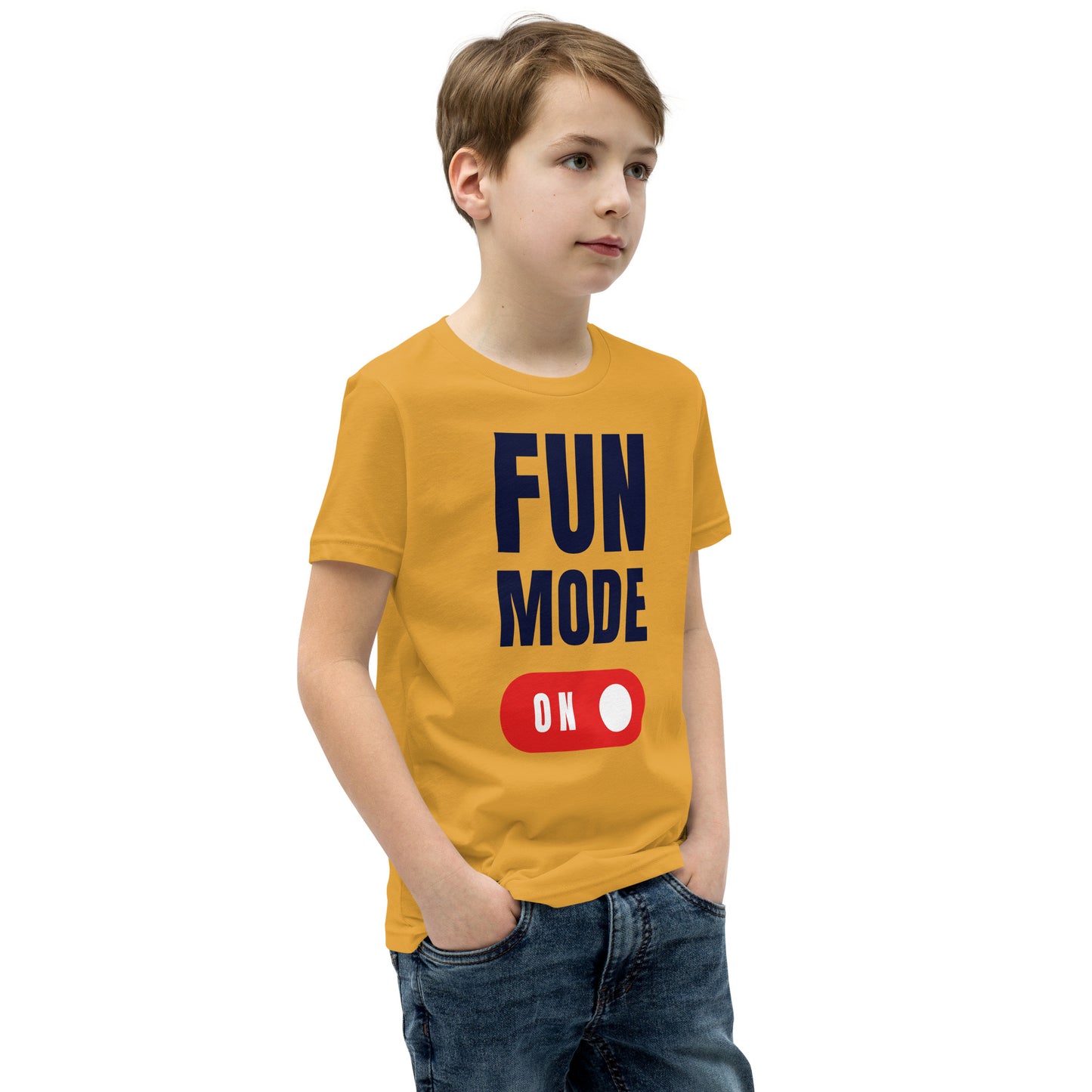 Fun Mode On - Youth Short Sleeve T-Shirt