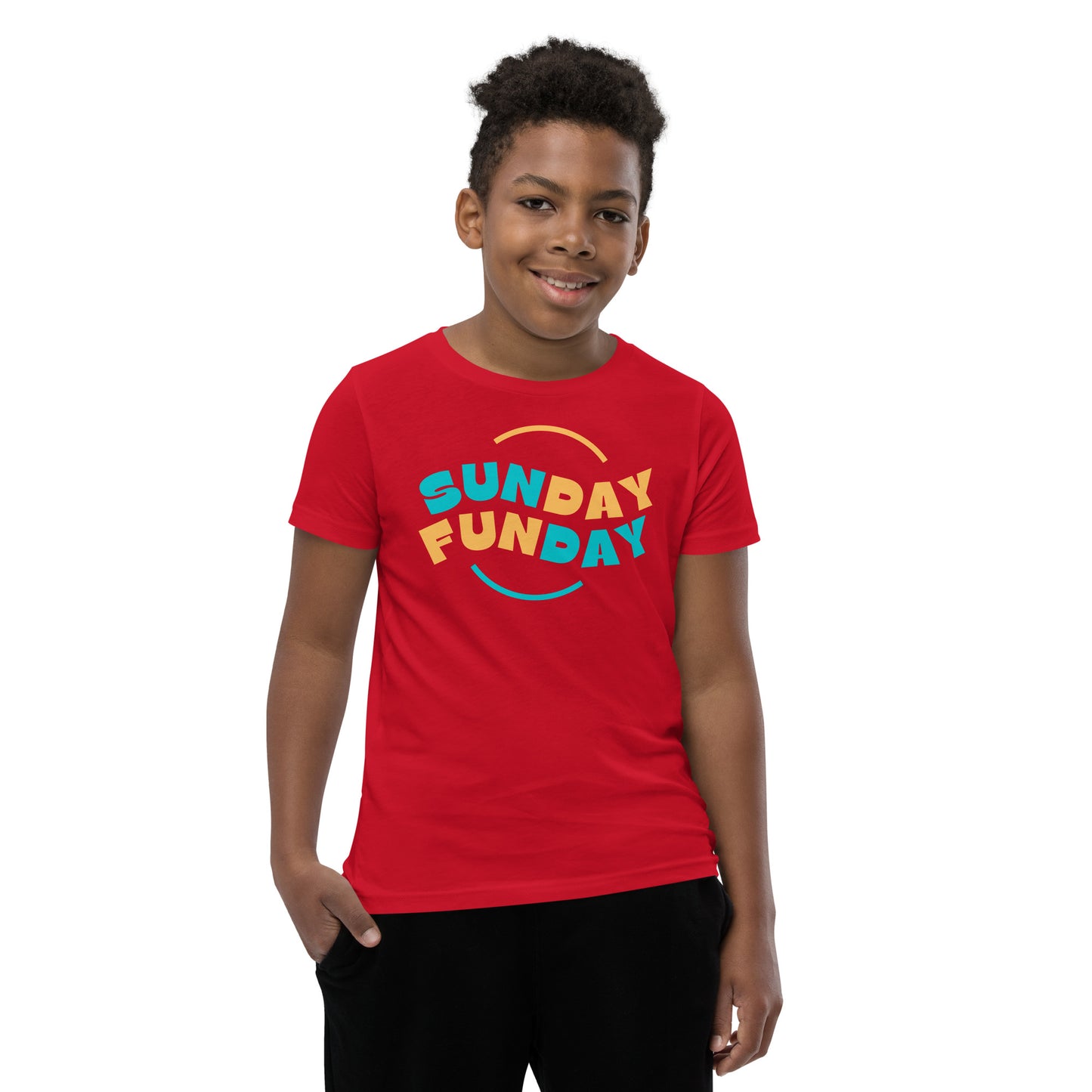 Sunday Funday  - Youth Short Sleeve T-Shirt