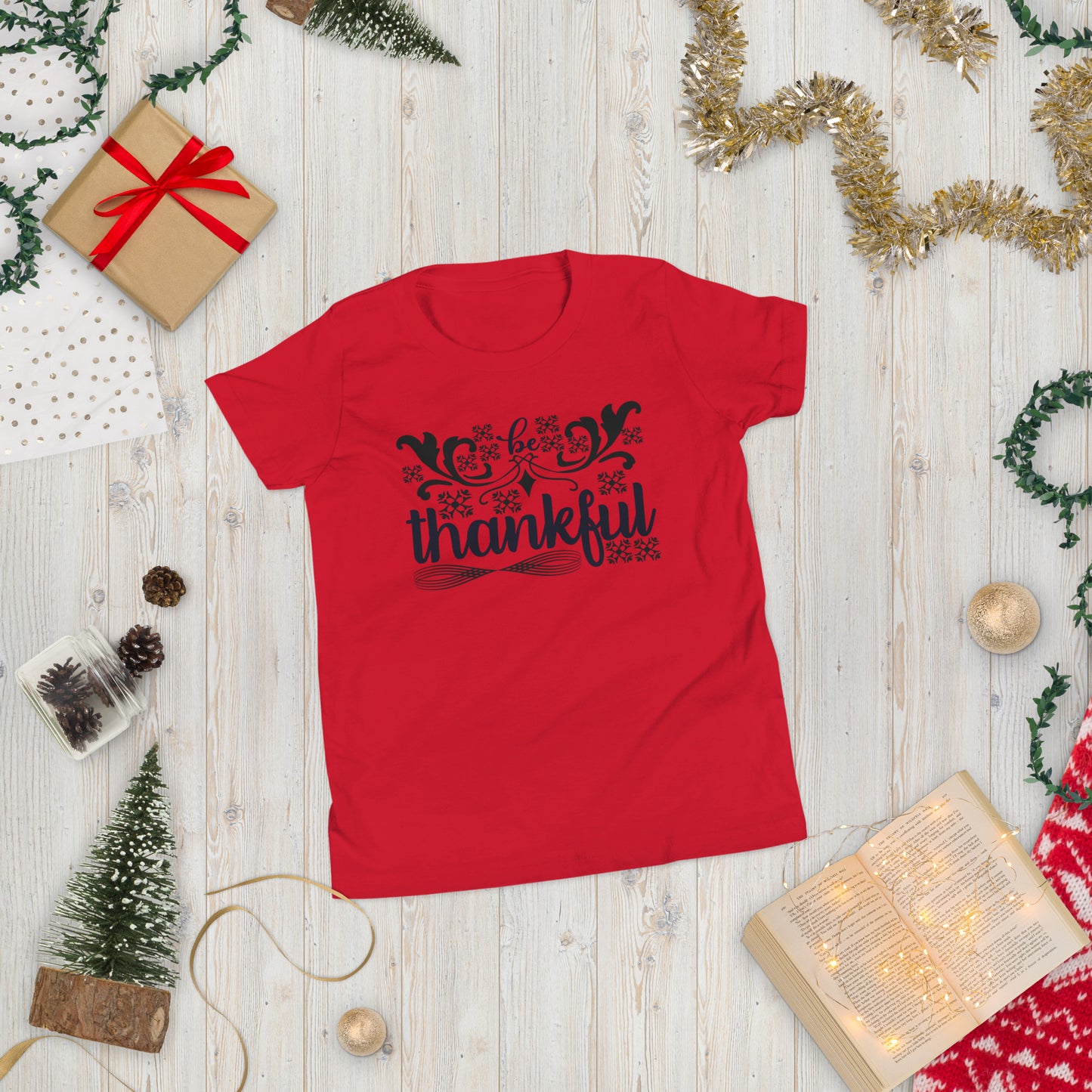 Be Thankful - Youth Short Sleeve T-Shirt